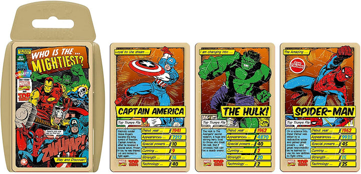 Marvel Comics Retro Top Trumps Specials Card Game