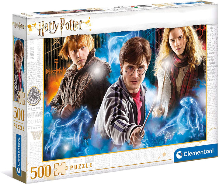 Clementoni 35082, Harry-Potter-Puzzle für Kinder und Erwachsene, 500 Teile, ab 10 Jahren