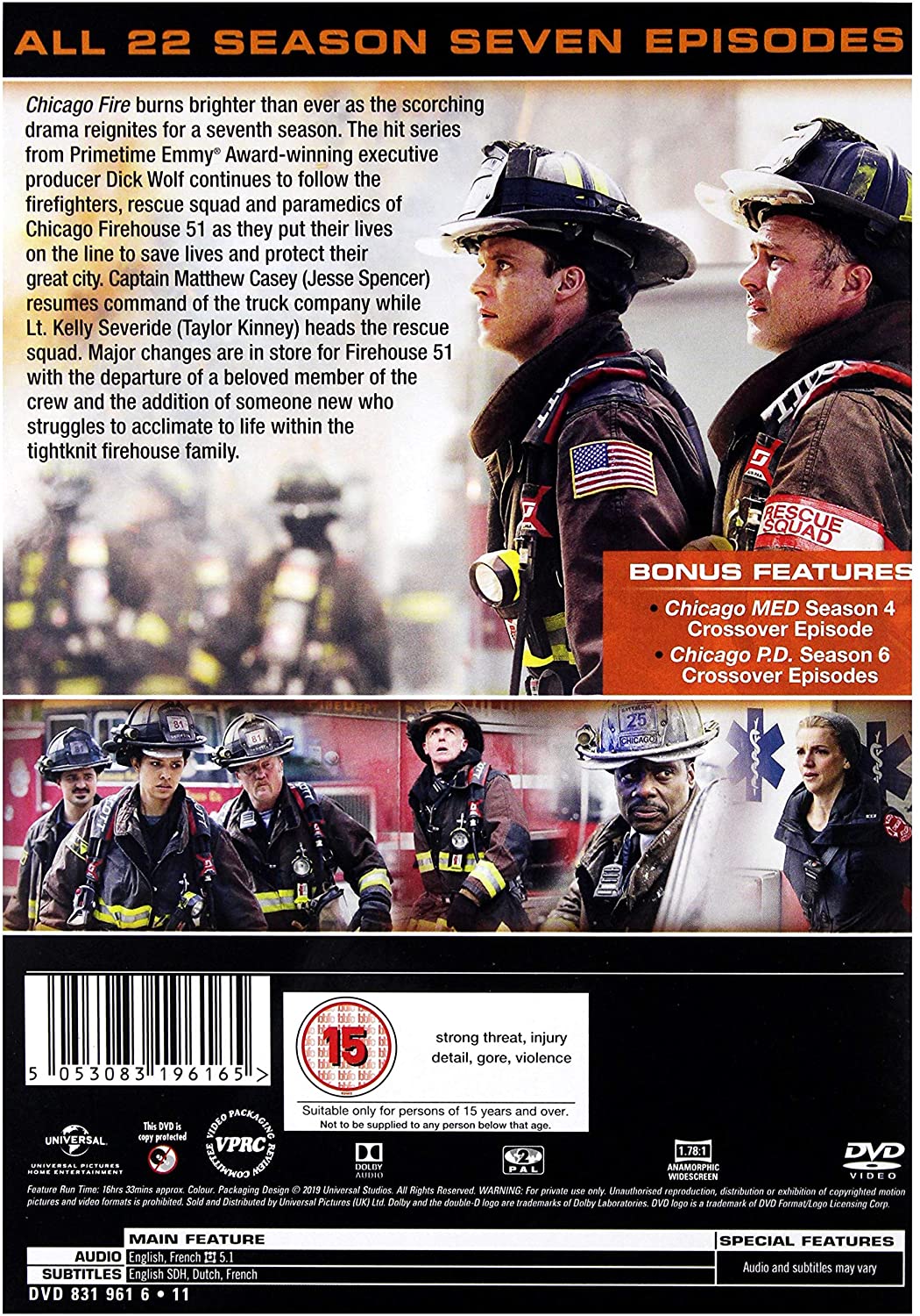 Chicago Fire Season 7 [DVD]