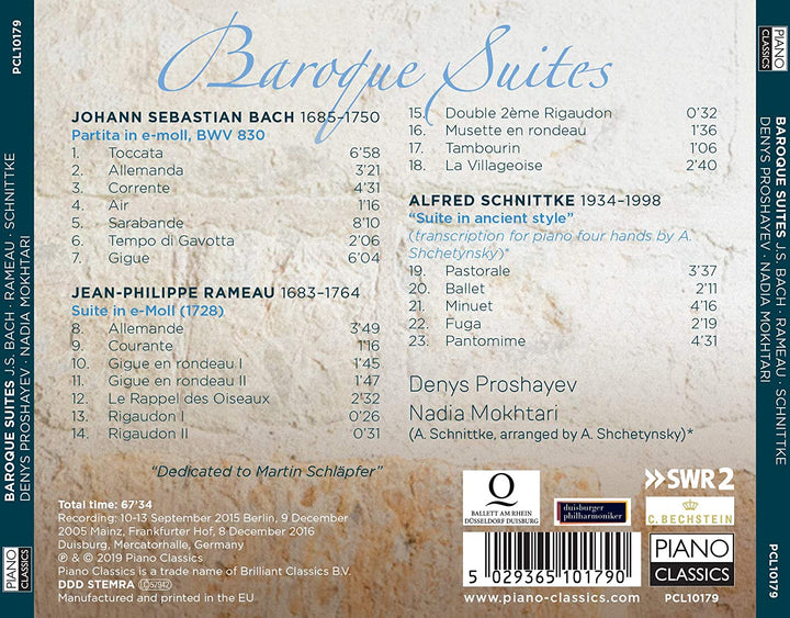 Baroque Suites [Audio CD]