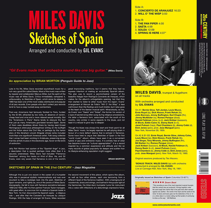 Miles Davis Gil Evans Lew Soloff – Sketches Of Spain [Vinyl]