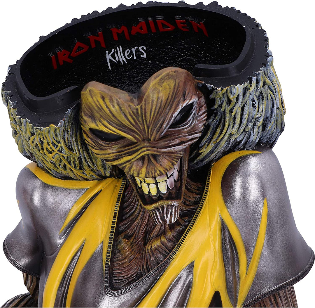 Nemesis Now offiziell lizenzierte Iron Maiden The Killers Eddie Album-Büstenbox, Kunstharz, Gelb, 30 cm