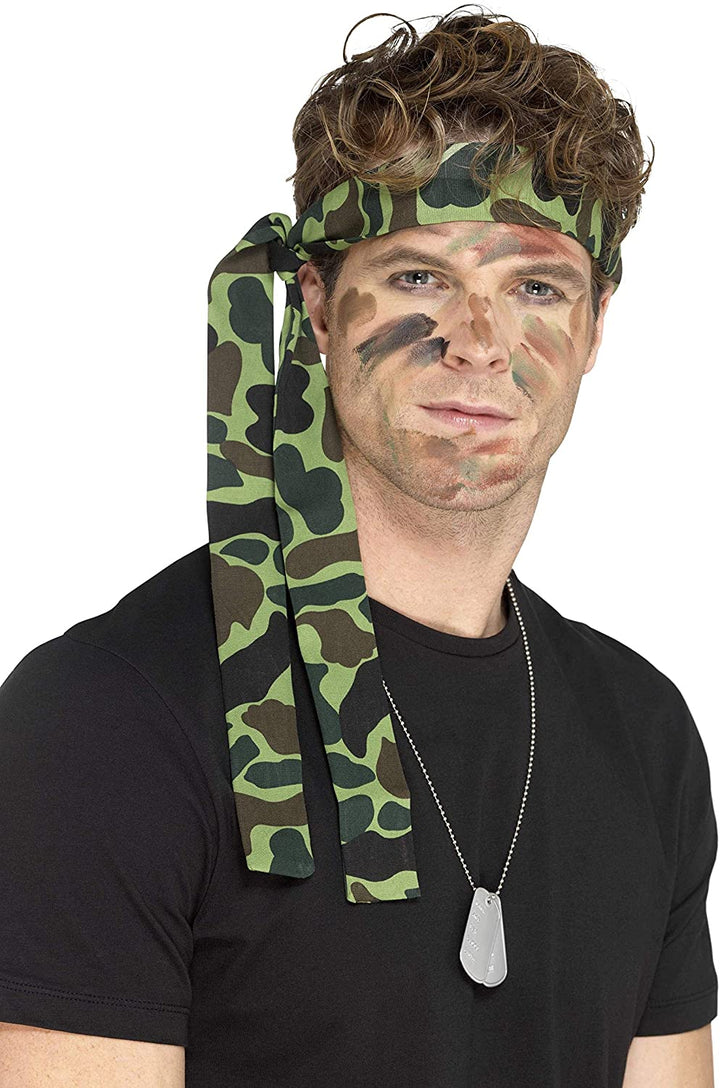 Bandeau Smiffys Army Camouflage 150 x 4 cm