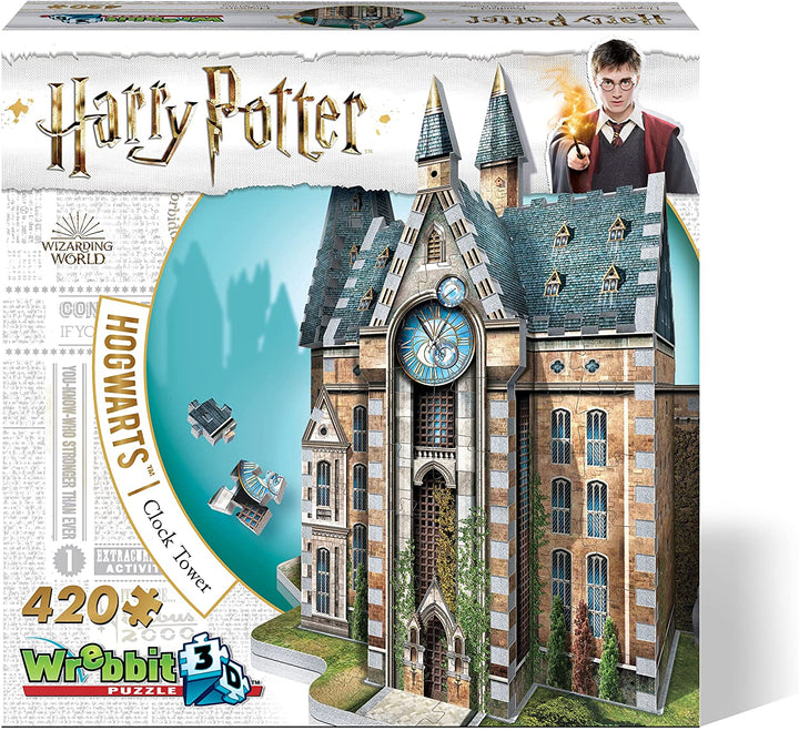 Wrebbit 3D-Puzzle Harry Potter: Uhrturm von Hogwarts (420 Teile)