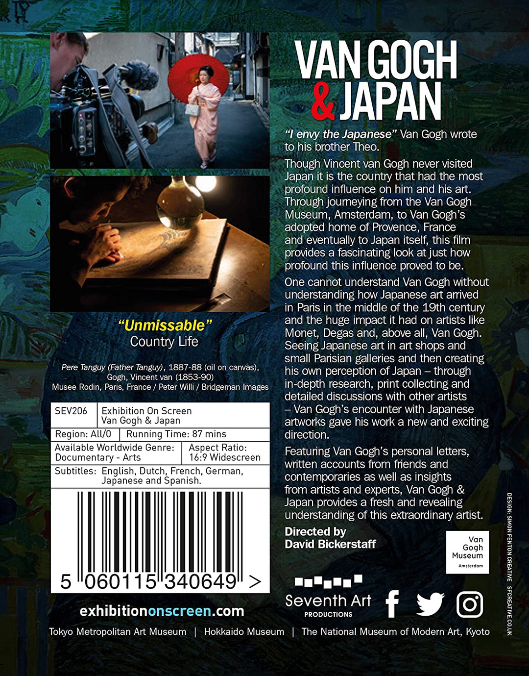 Van Gogh & Japan [David Bickerstaff (director)] [Seventh Art: SEV206] [2019] [[DVD]