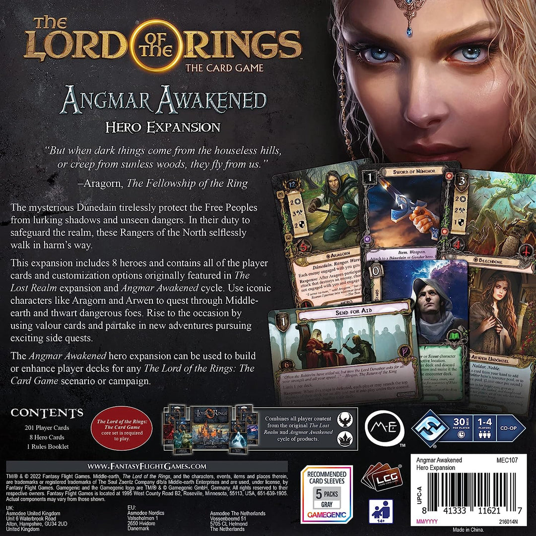 Angmar Awakened Hero Expansion: Lord of the Rings LCG