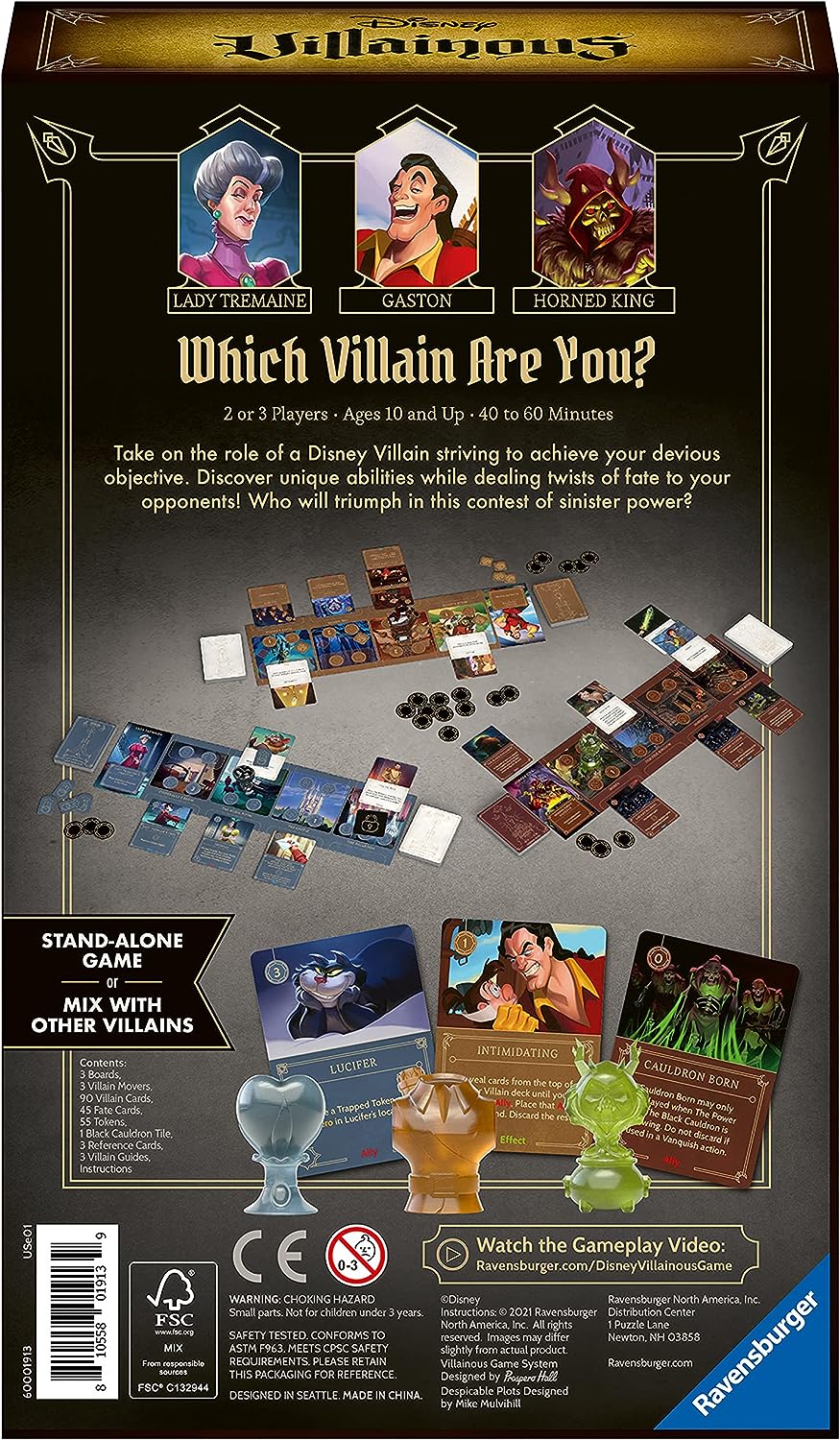 Ravensburger Disney Villainous Despicable Plots Board Game 9