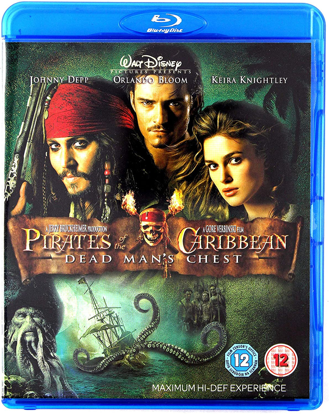 Pirates Of The Caribbean: Dead Man's Chest [Blu-ray] [2017] [Region Free]