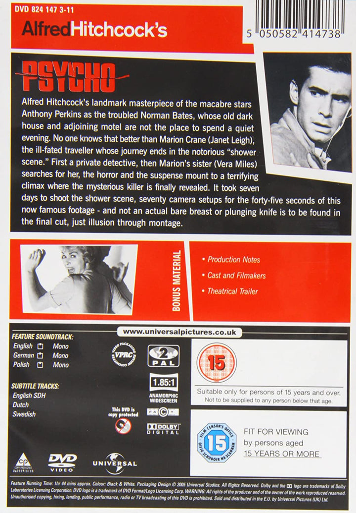 Psycho [DVD]