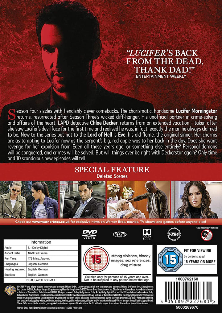 Lucifer: Staffel 4 [2019] – Mystery [DVD]