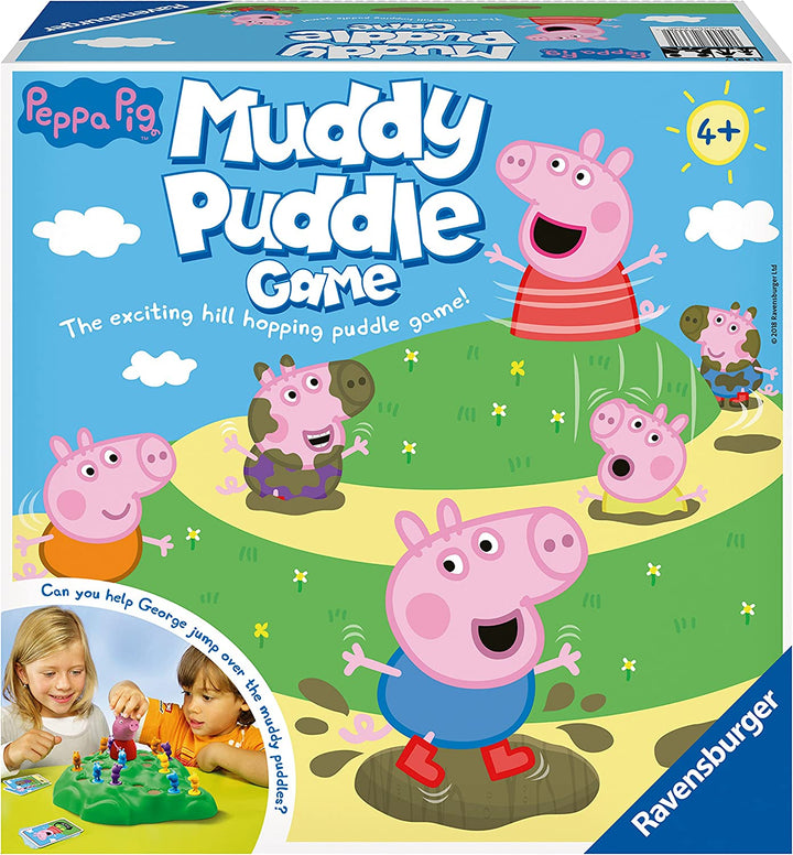 Ravensburger 21391 Peppa Pigs schlammige Pfützen-Spiel