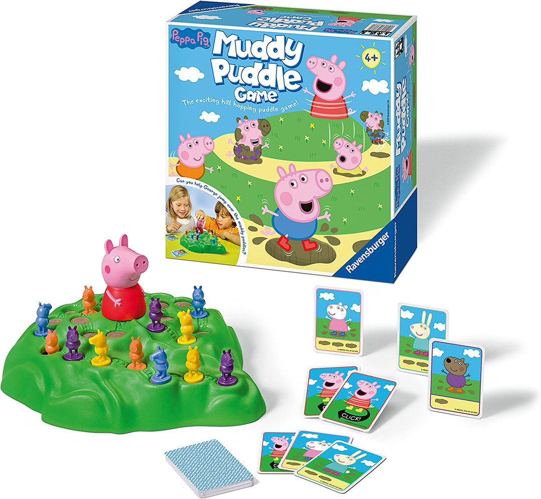 Ravensburger 21391 Peppa Pigs schlammige Pfützen-Spiel