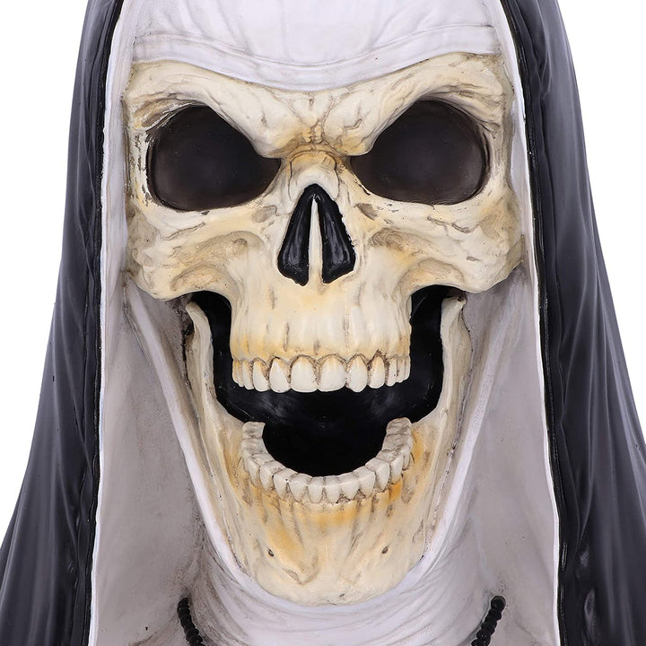 Nemesis Now James Ryman Sister Mortis 29 cm Skelett Nonne Horror Büste Figur, Bl