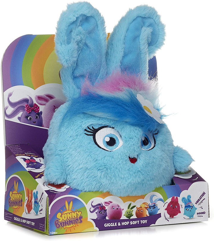 Posh Paws 37431 Sunny Bunnies Peluche Brillante con Grande Caratteristica Risatina &amp; Hop-29 cm (10 pollici)
