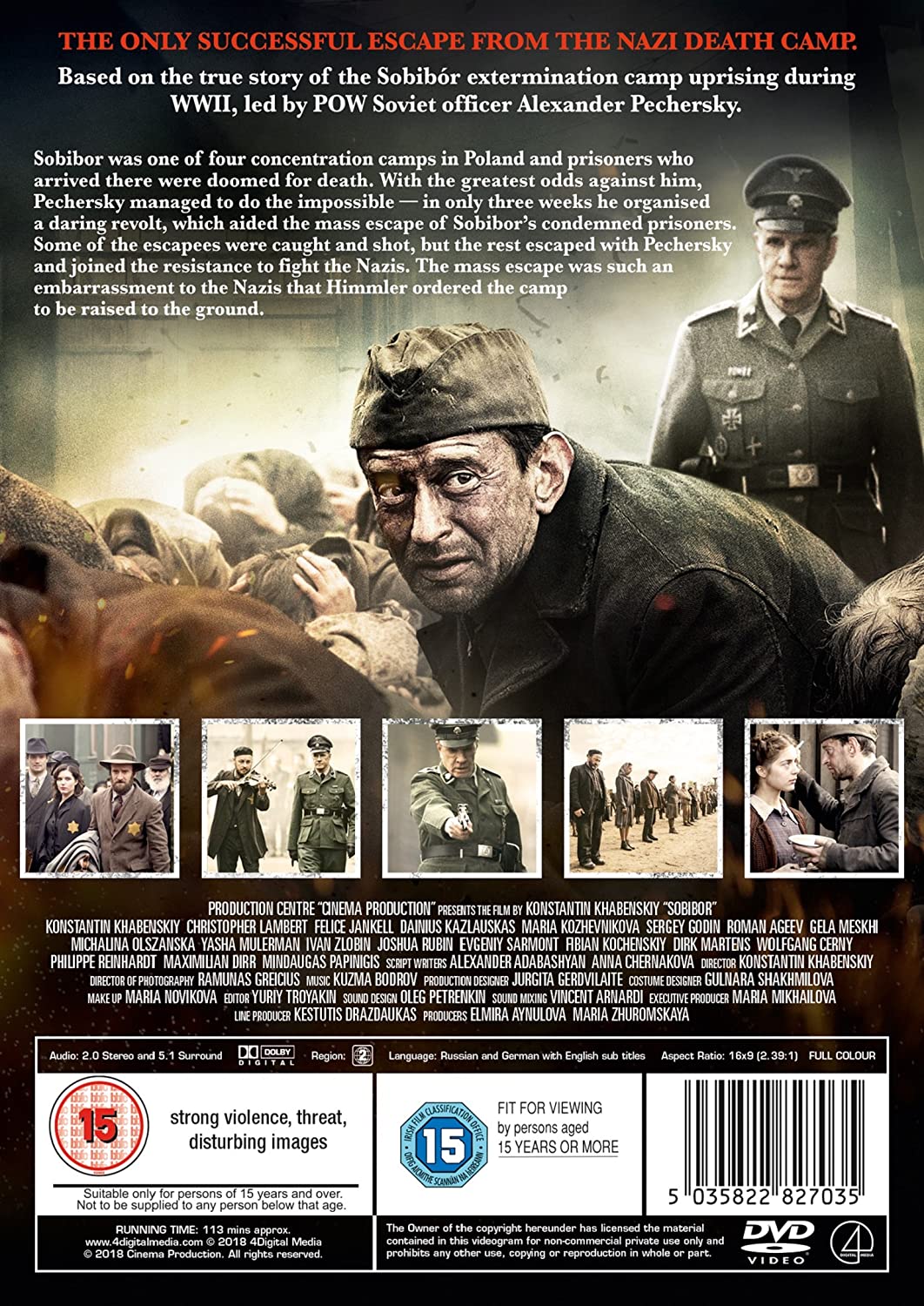 Escape From Sobibor - War/Drama [DVD]