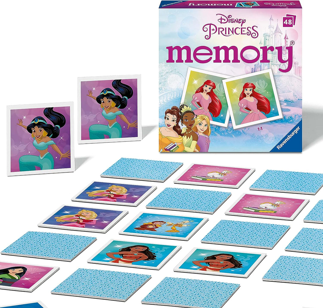 Ravensburger Disney Princess Mini-Memory-Spiel – passende Bilder-Schnapppaare für