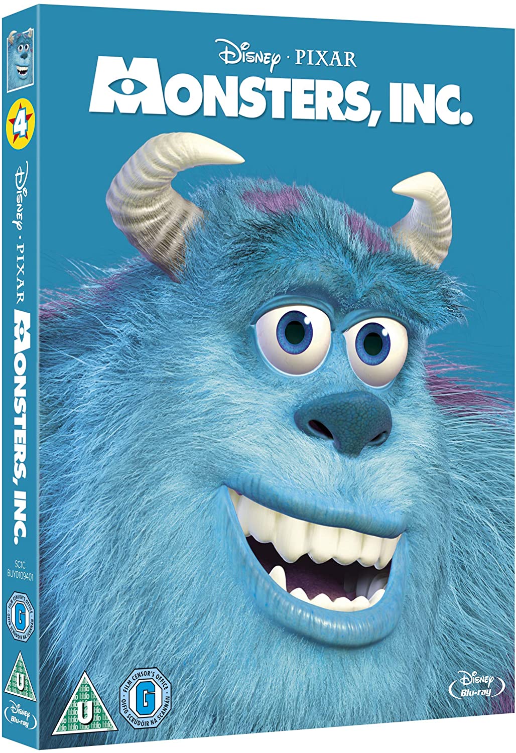 Monsters, Inc. [Region Free] [Blu-ray]