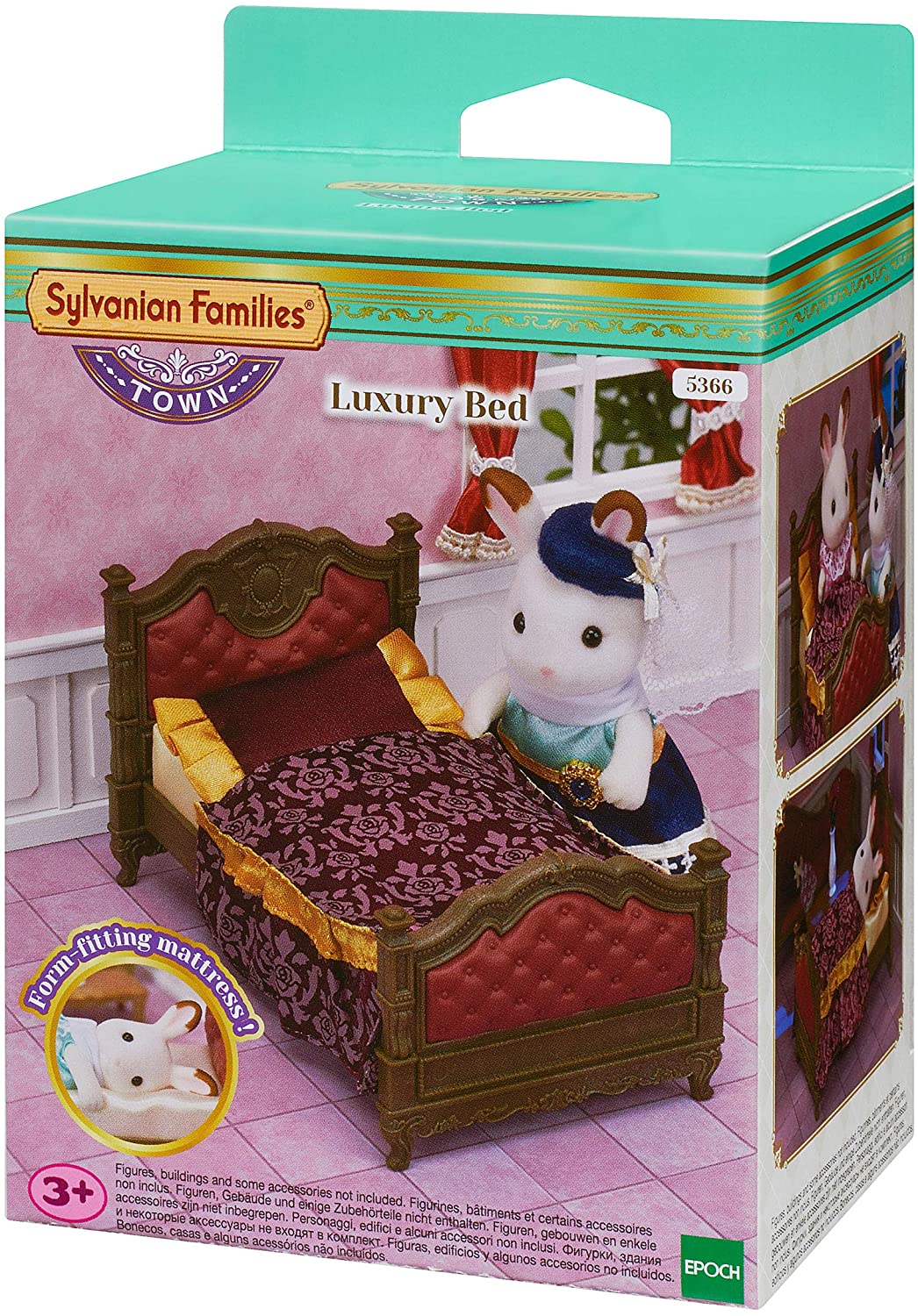 Sylvanian Families 5366 Luxusbett, Mehrfarbig