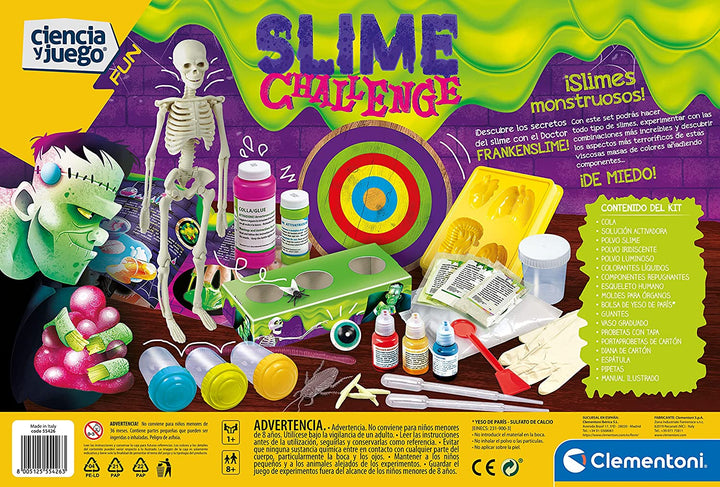 Clementoni 55426 Scientific Slime Toy, Multicoloured