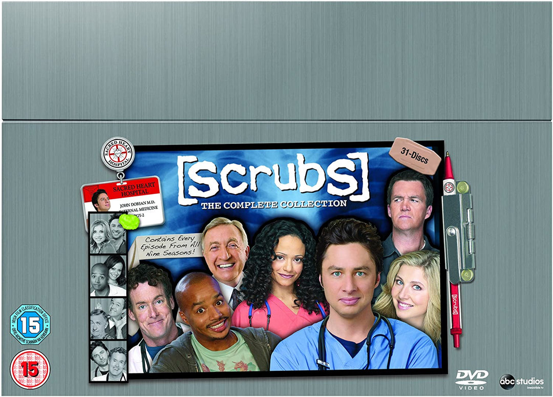 Scrubs - Complete Collection: Season 1-9 - Sitcom [DVD]