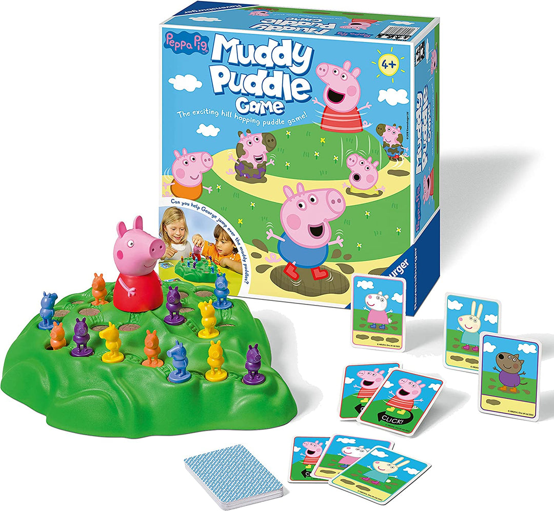 Ravensburger 21391 Peppa Pigs schlammige Pfützen-Spiel