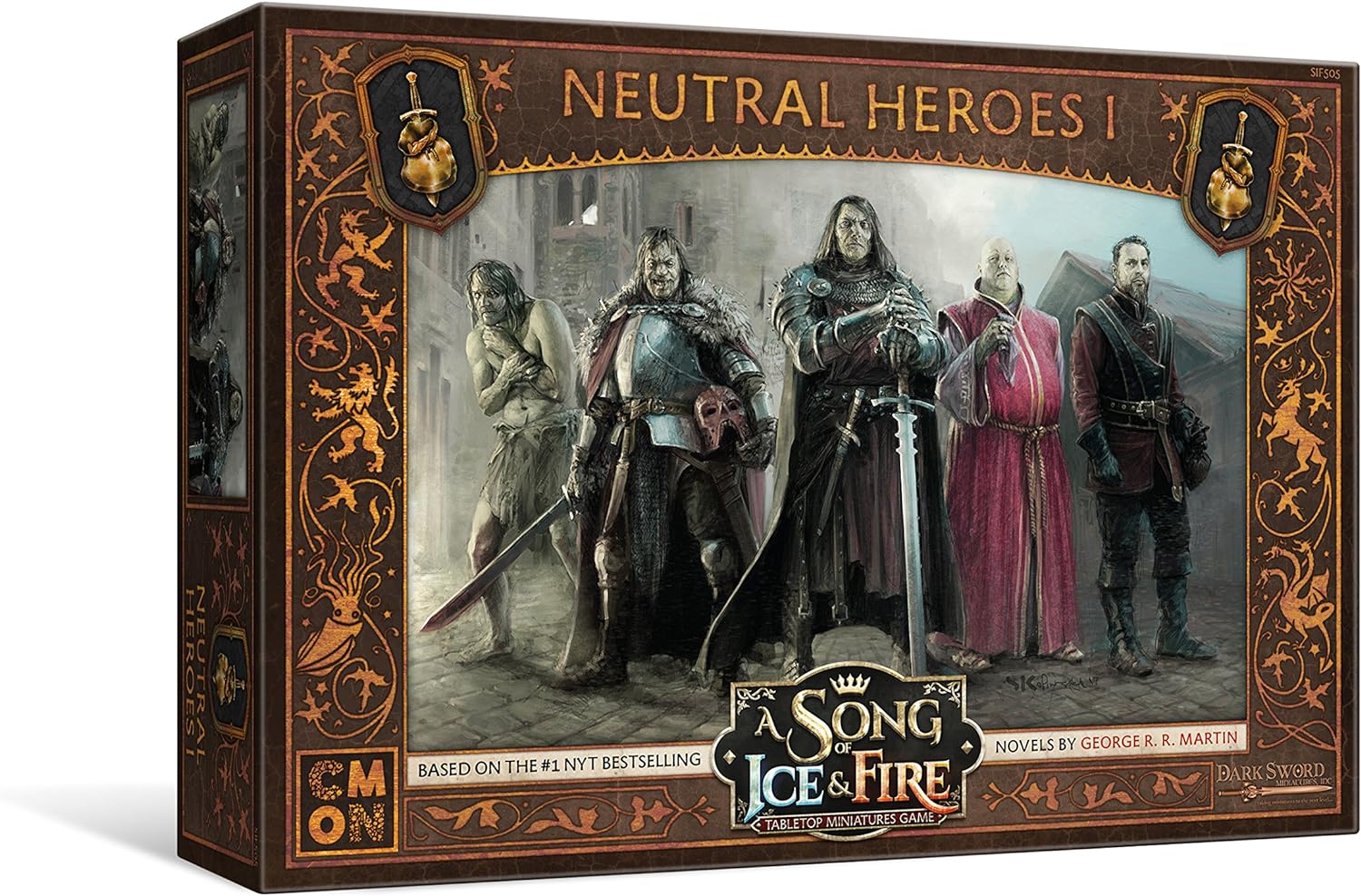 Cool Mini or Not A Song of Ice and Fire: Neutral Heroes Box 1 Miniature Game 1