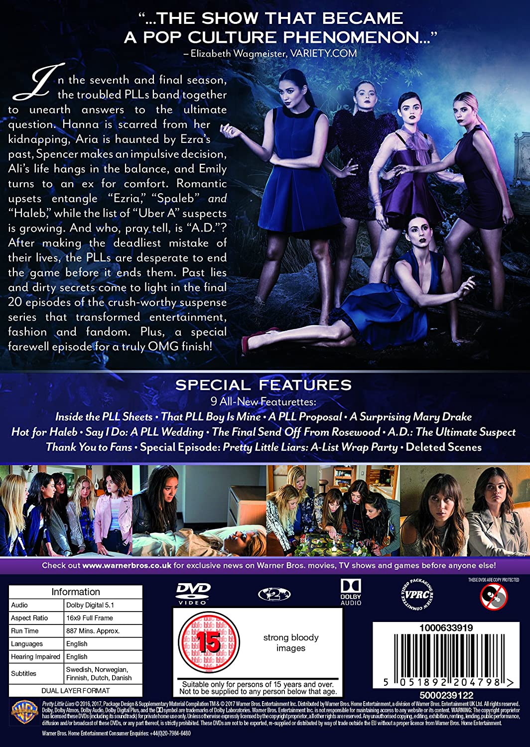 Pretty Little Liars : Season 7  [2016] [2017] - Mystery [DVD]