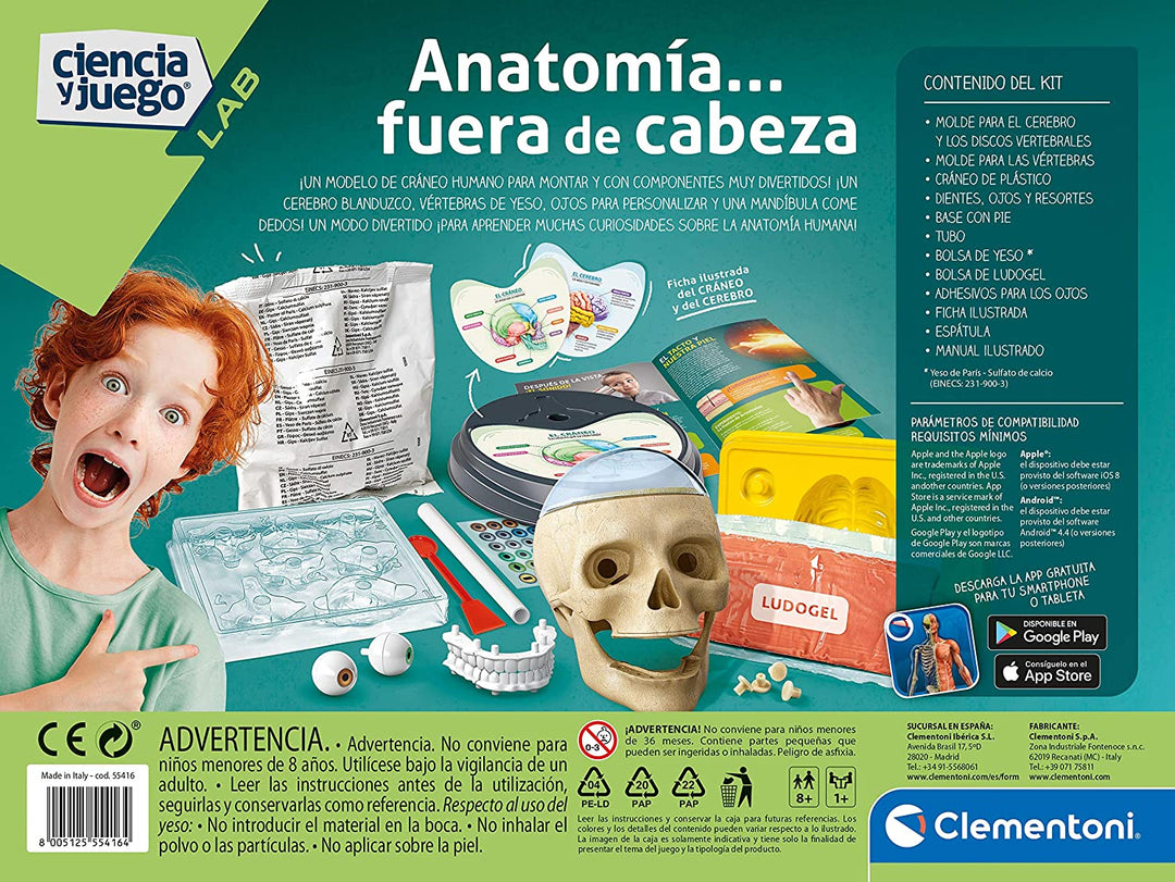 Clementoni Ciencia y Juego Clementoni SpA 55416 Wissenschafts- und Experimentierspiel, M