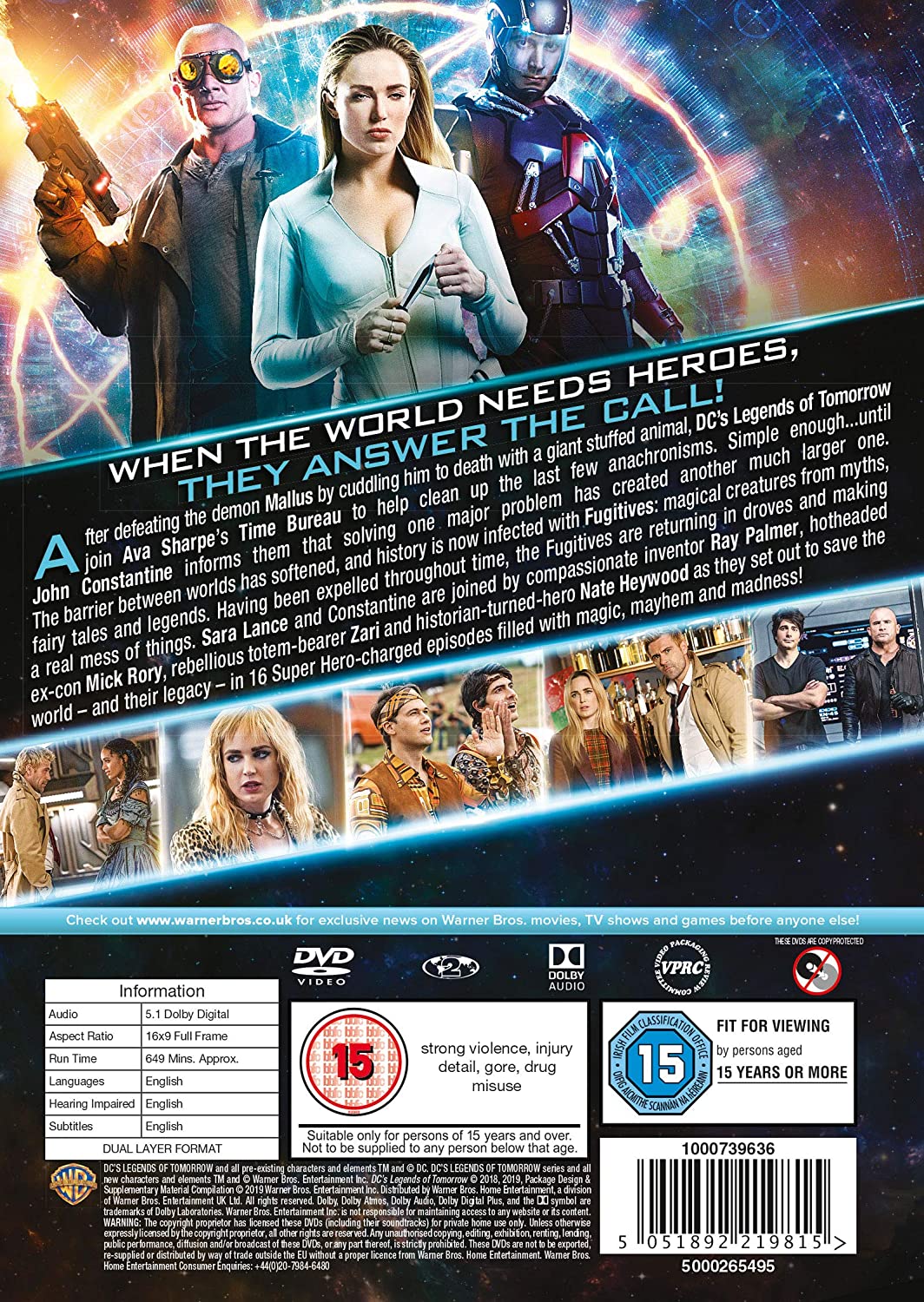 DC's Legends of Tomorrow: Staffel 4 [2018] [2019] – Fernsehserie [DVD]