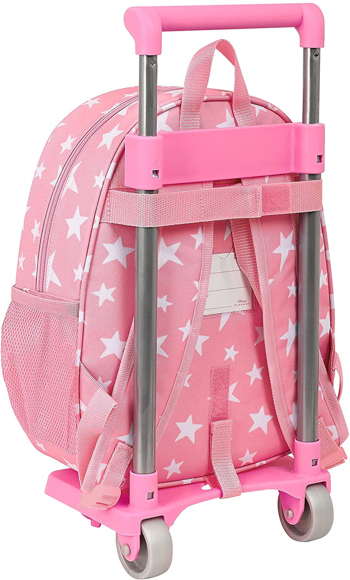 safta Jungen M020H Rucksack mit 3D-Design und Trolley 705, Hellrosa, 270x100x3