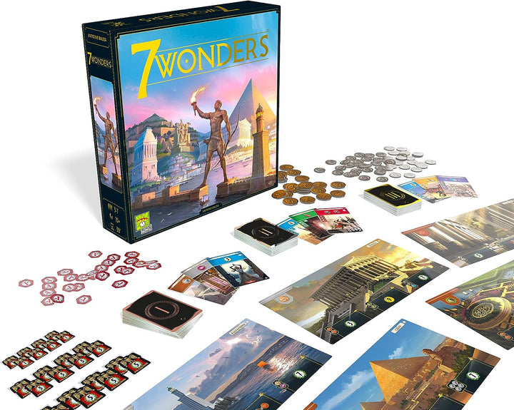 7 Wonders 2nd Edition Board Game - Strategic Civilization Building for Ages 10+ (SV01EN)