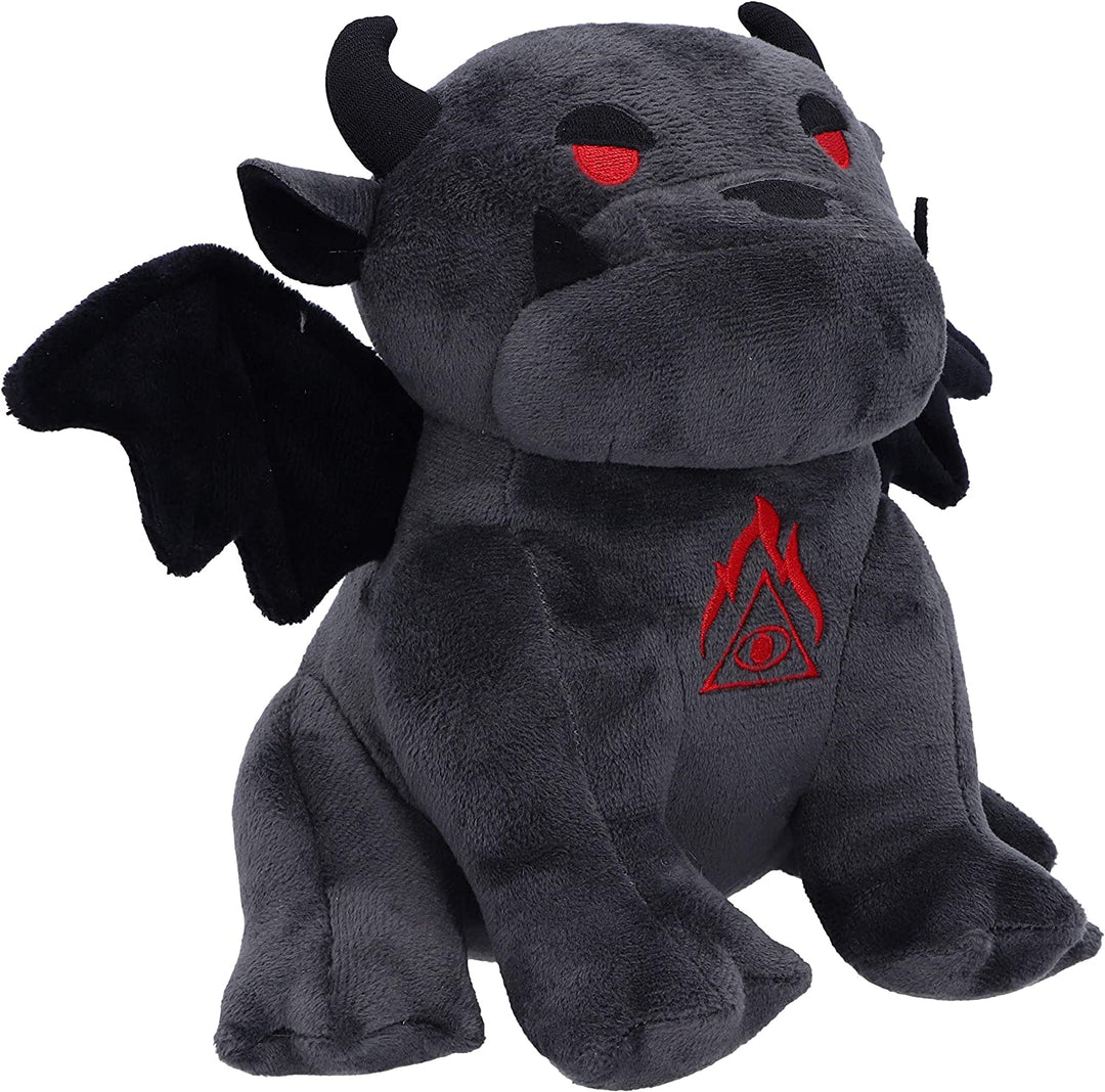 Nemesis Now Fluffy Fiends Gargoyle Kuscheltier, 20 cm, Schwarz