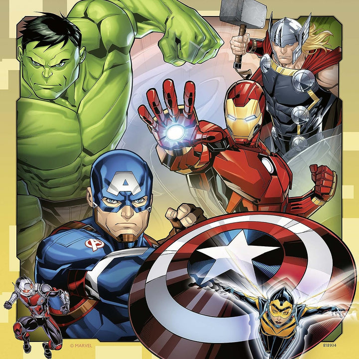 Ravensburger Marvel Avengers 3 x 49-teiliges Puzzle zum Zusammenbauen für Kinder ab 5 Jahren