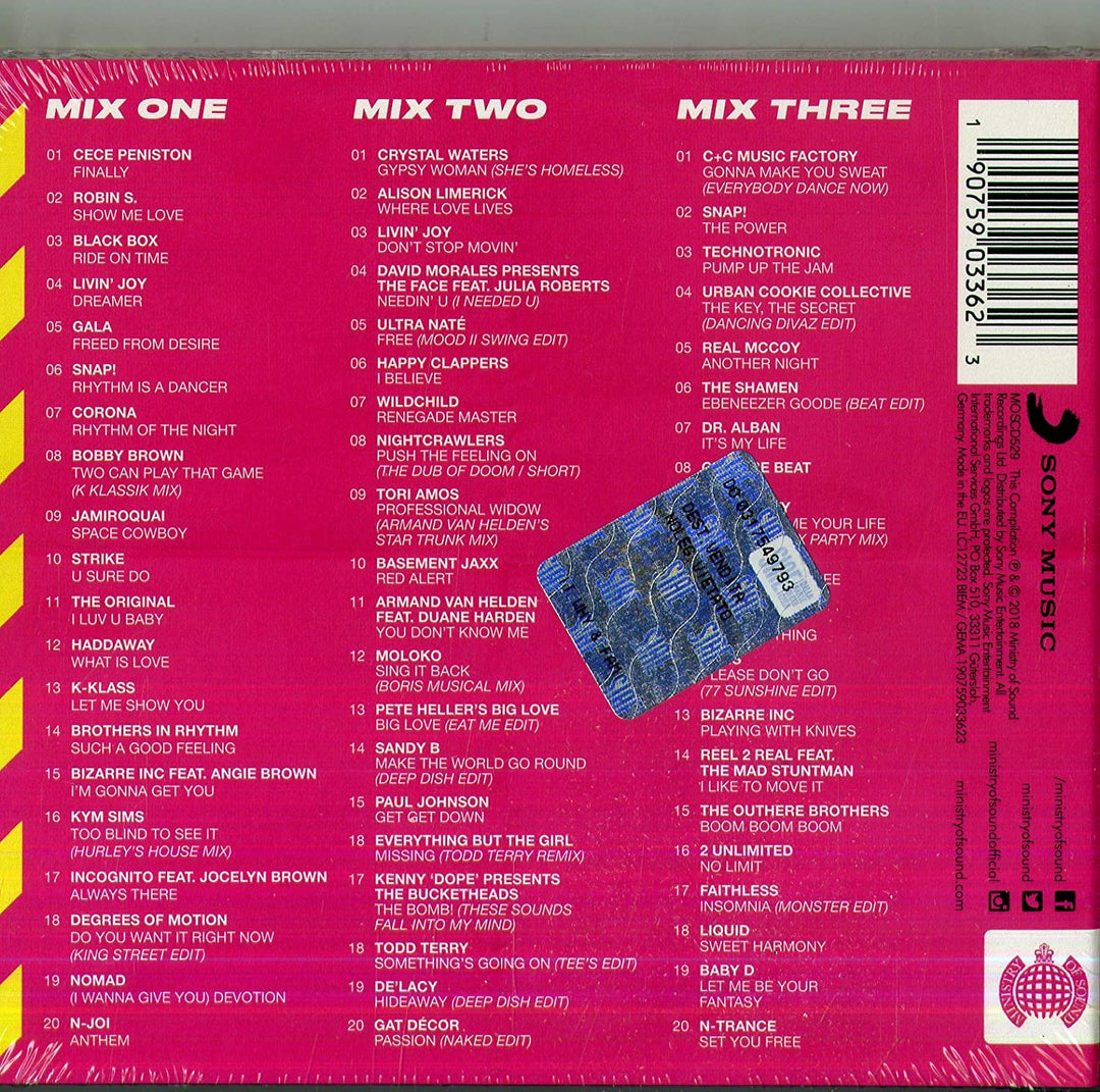 Throwback 90s Dance - Ministry Of Sound [Audio CD]