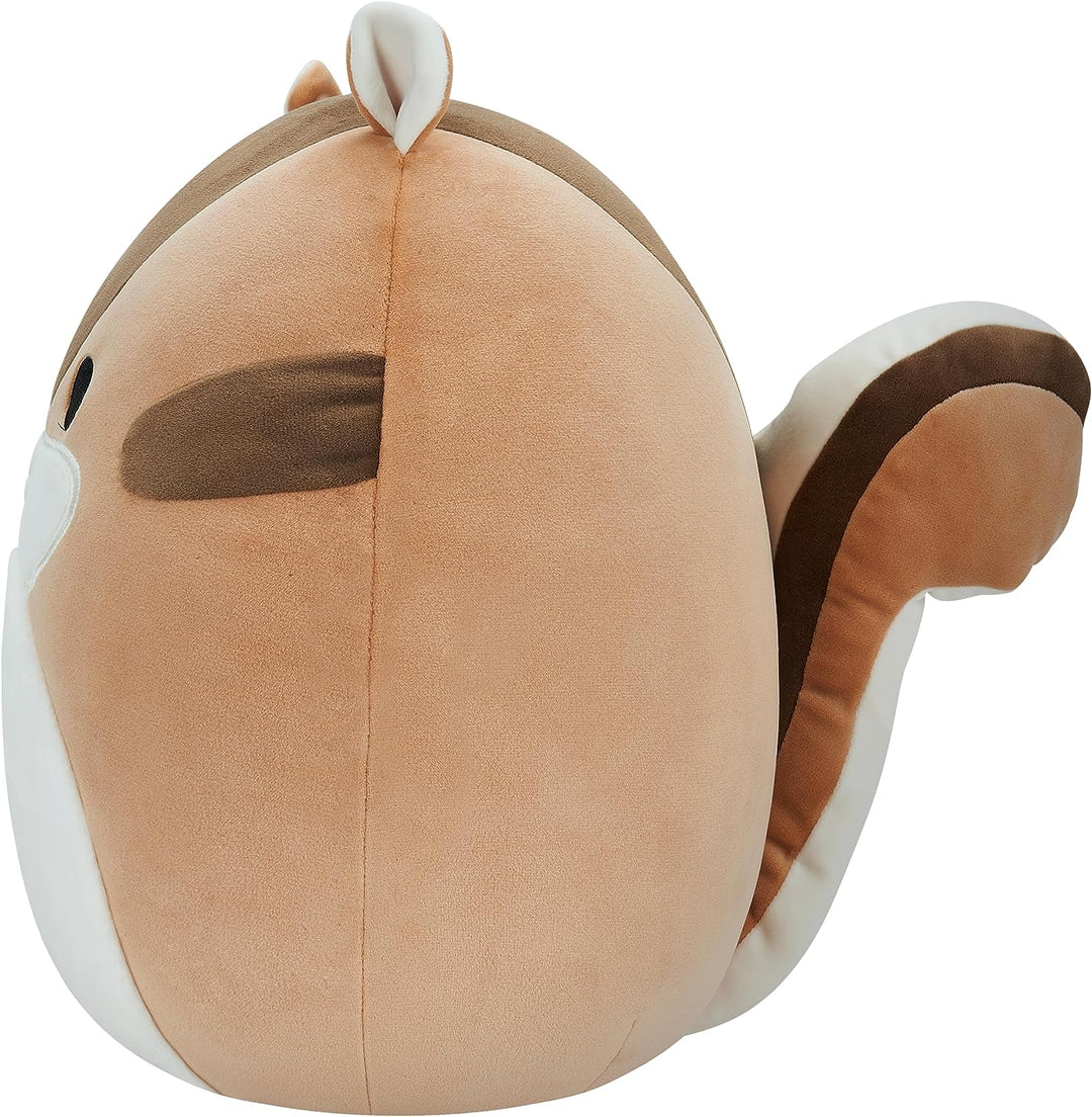 Squishmallows SQCR04134 Streifenhörnchen, melziebraun, 30,5 cm