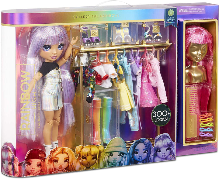 Rainbow High Fashion Studio – Exclusive Doll with Clothing, Accessories & 2 Spar