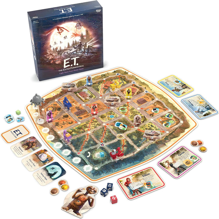 Funko Signature Games: ET Light Years from Home Kooperatives Strategie-Brettspiel