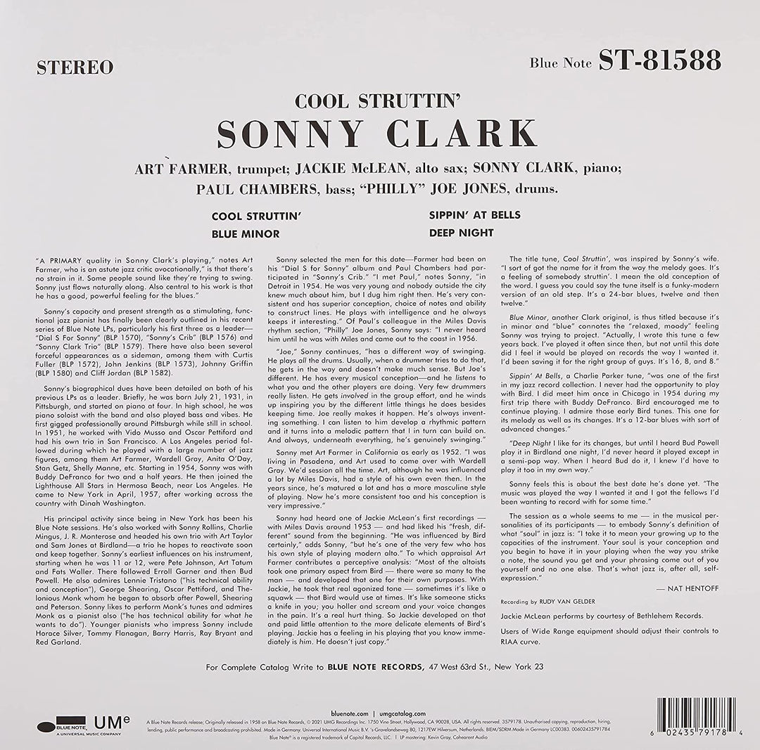 Sonny Clark - Cool Struttin' [Vinyl]