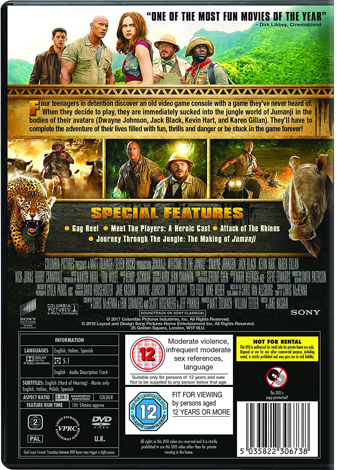 Jumanji: Welcome To The Jungle