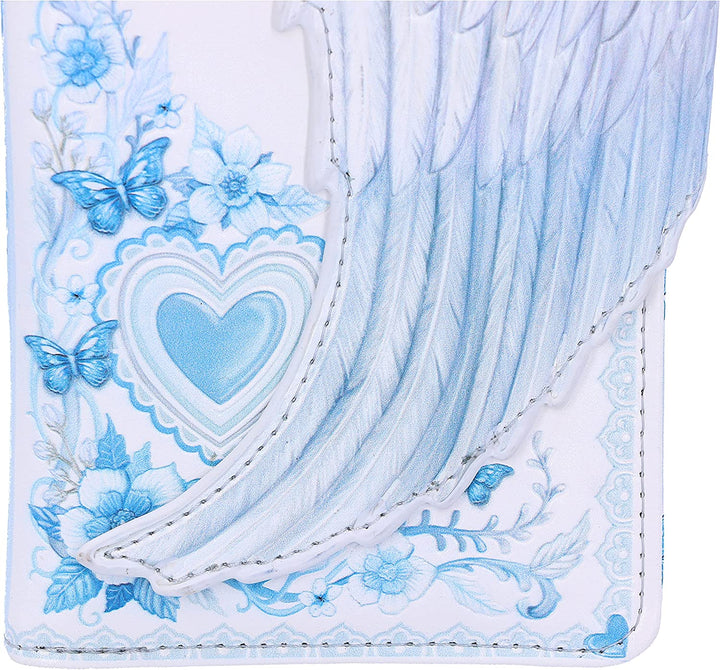 Nemesis Now White Angel Wings Embossed Purse 18.5cm