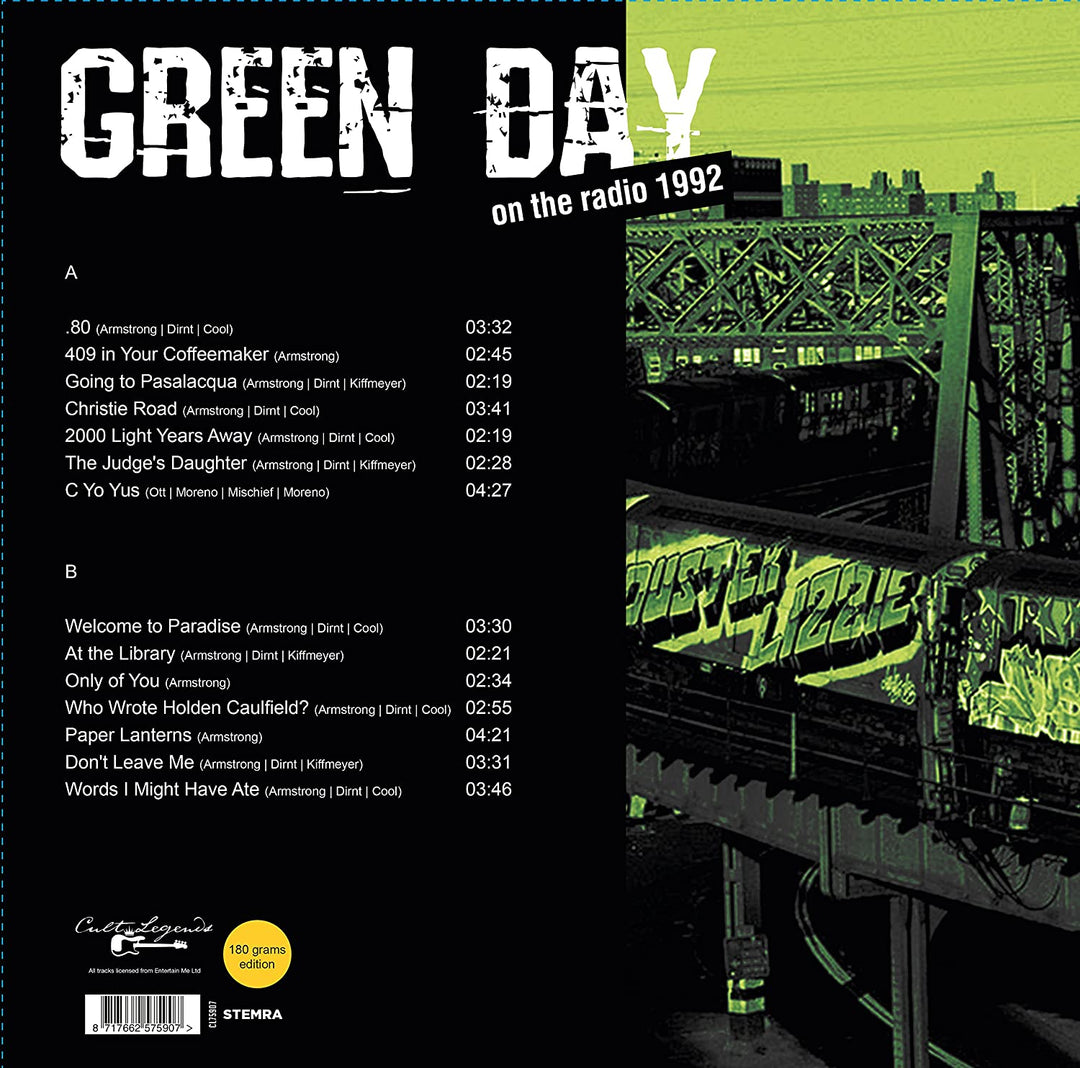 Greenday - On The Radio 1992 LP [Vinyl]