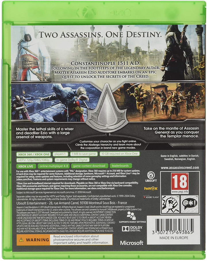 Assassins Creed: Revelations (Greatest Hits) (Xbox One Compatible) /X360 (Xbox 360)