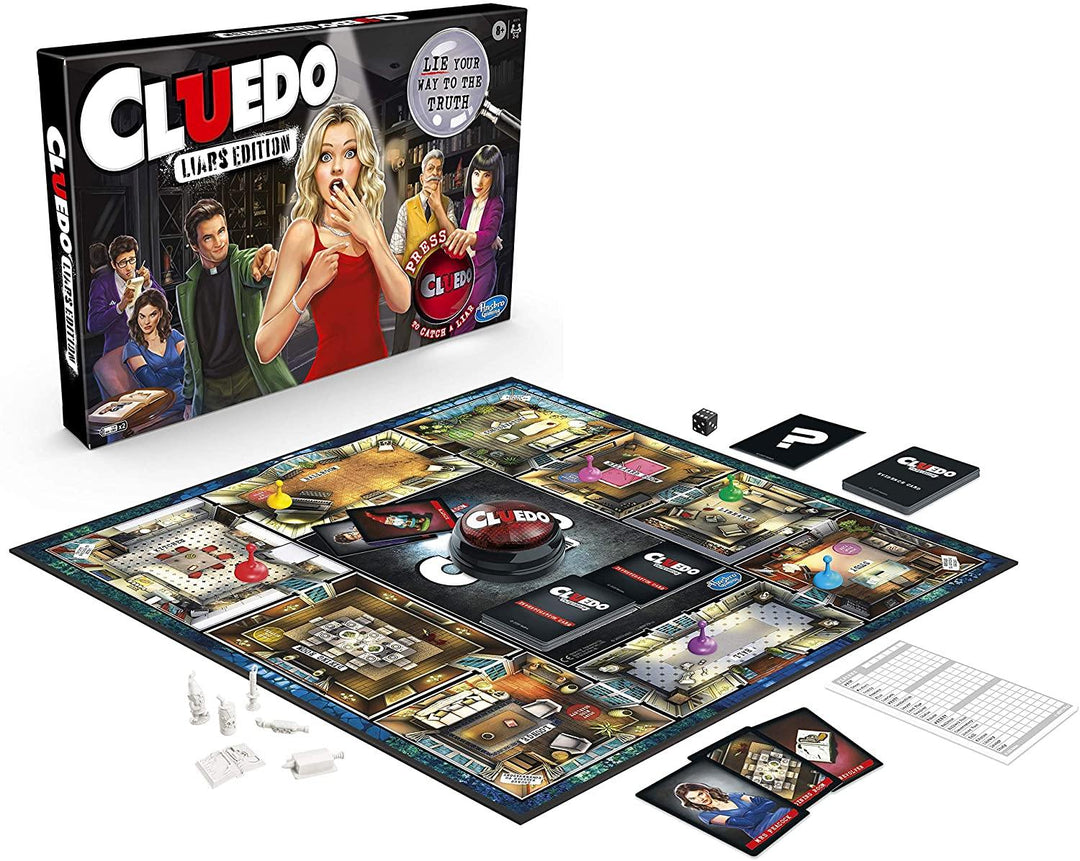 Cluedo Liars Edition Board Game Murder Mystery Game for Children - Yachew