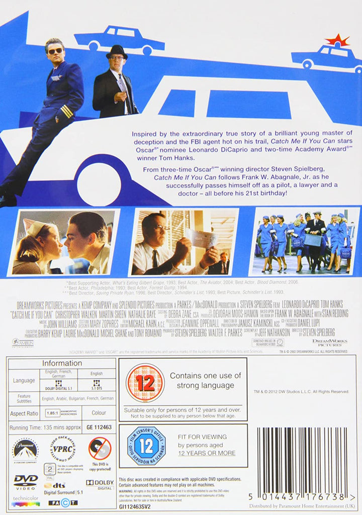 Catch Me If You Can [2002] – Drama/Krimi [DVD]