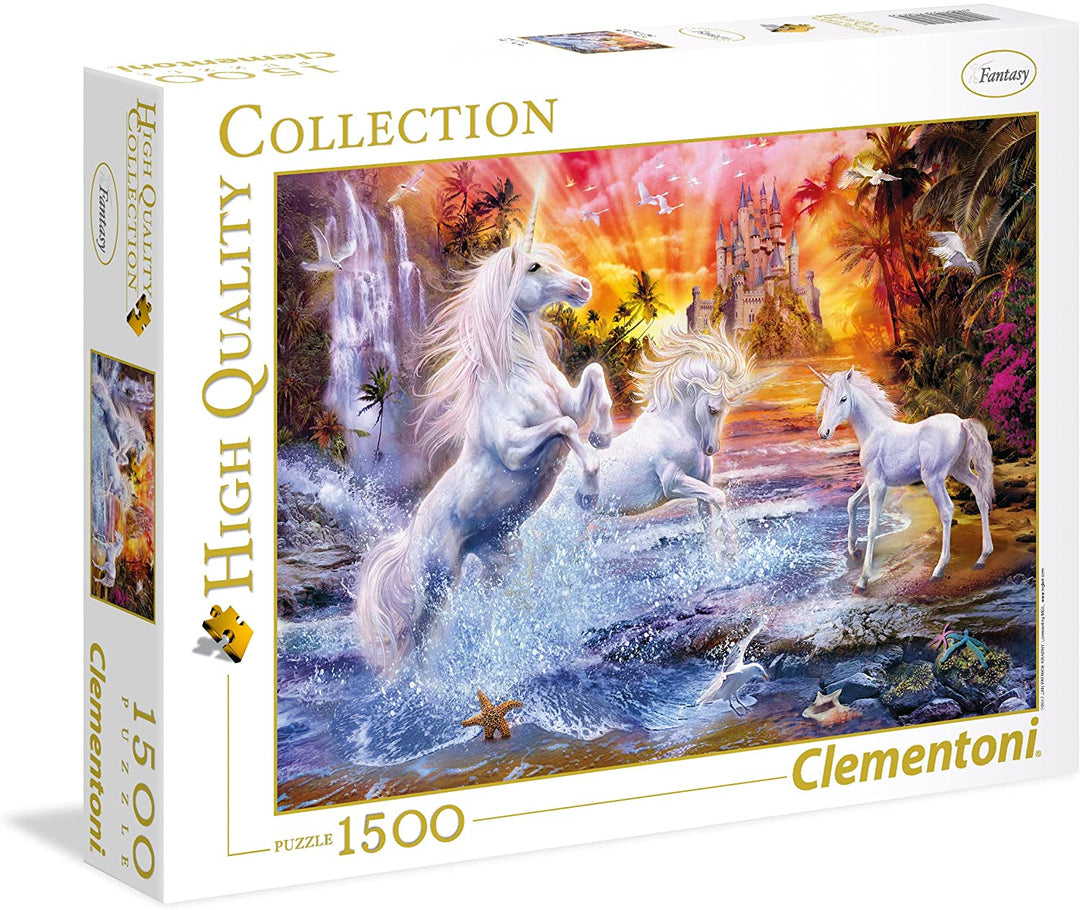 Clementoni 31805 - Wild Unicorns - 1500 pieces - Puzzle for adults and children