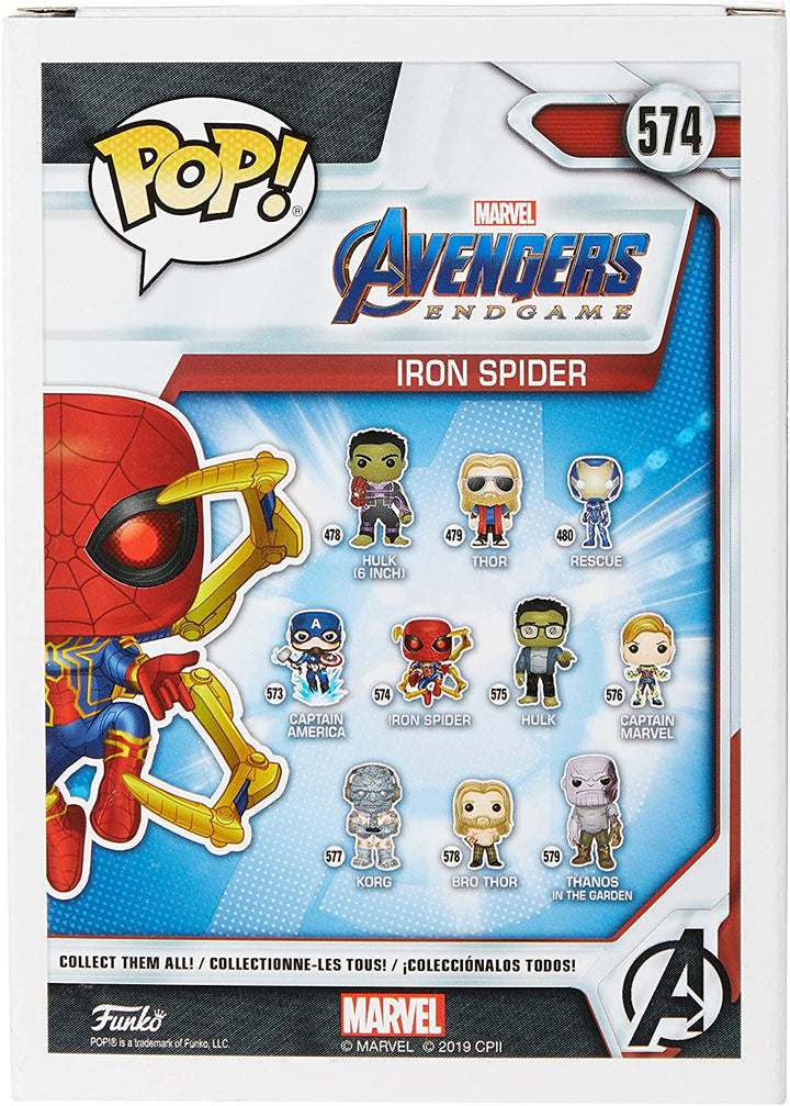 Marvel Avengers Endgame Iron Spider Funko 45138 Pop! VInyl #574