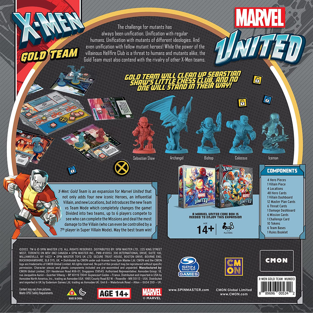 Marvel United X-Men Gold Team Expansion