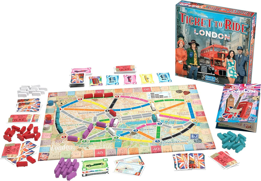 Tage des Wunders | Ticket to Ride London Brettspiel | Ab 8 Jahren | Für 2 bis 4 Spieler | Durchschnittliche Spielzeit 10–15 Minuten