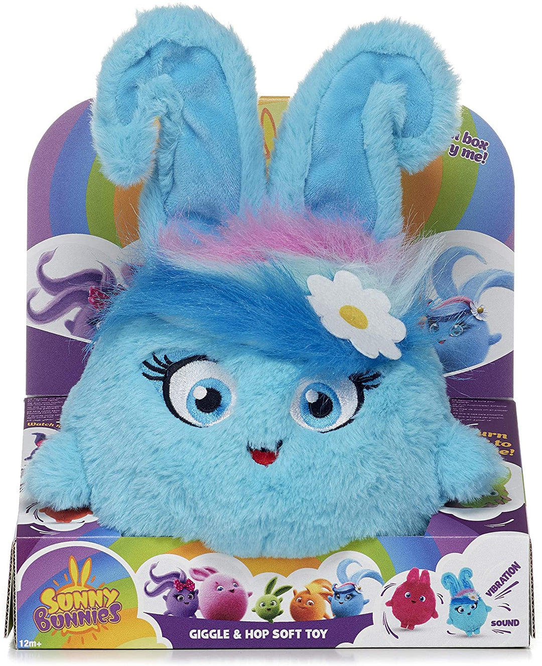 Posh Paws 37431 Sunny Bunnies Peluche Brillante con Grande Caratteristica Risatina &amp; Hop-29 cm (10 pollici)