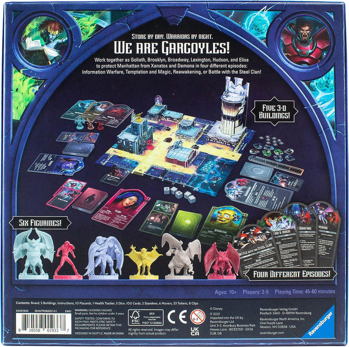 Ravensburger Disney Gargoyles - Immersive Family Strategy Board Games for Kids